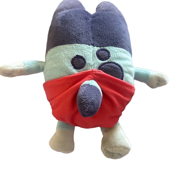 Bluey Baby Bluey Plush Toy Wearing Red Nappy Diaper 6-9” Stuffed Animal - Picture 2 of 3